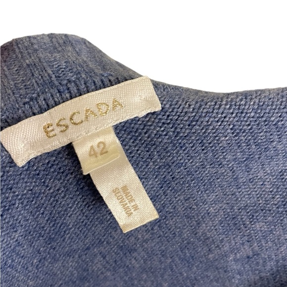 ESCADA Wool Cashmere Silk Blend Cardigan Sweater Set - Picture 8 of 16